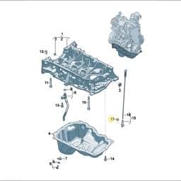 WHT010474 Volkswagen Nut