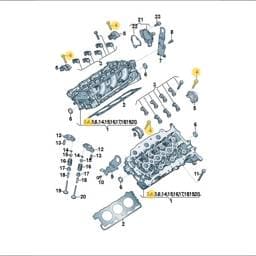 WHT011310 Volkswagen Hexagon Bolt
