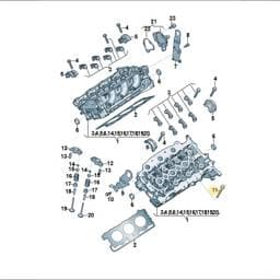 WHT011389 Volkswagen Cylinder Head Bolt