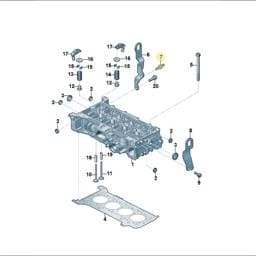 WHT011406 Volkswagen Cylinder Head Stud