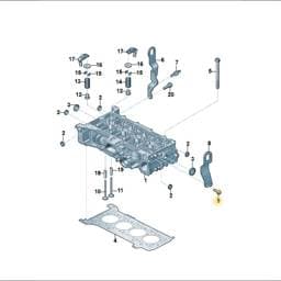 WHT010398 Volkswagen Cylinder Head Pin