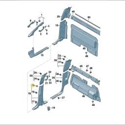 WHT010688 Volkswagen Clip