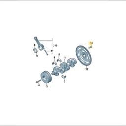 WHT010629 Volkswagen Pin