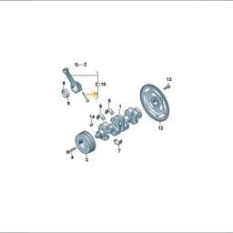 WHT011400 Volkswagen Crankshaft Bolt
