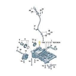 N90820801 Volkswagen Dowel Sleeve