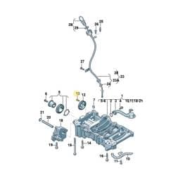N91121301 Volkswagen Hexagon Head Bolt