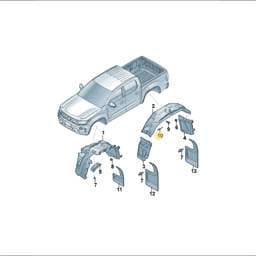 WHT011283 Volkswagen Spreader Rivet