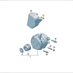 WHT010854 Volkswagen Alternator Pin