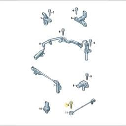 WHT010434 Volkswagen Hexagon Bolt