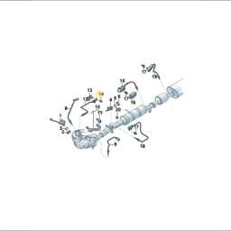 WHT010973 Volkswagen Exhaust Gas Sender Clip