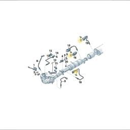 WHT010963 Volkswagen Exhaust Gas Sender Clip