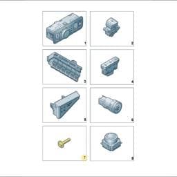 WHT010977 Volkswagen Lighting Switch Bolt