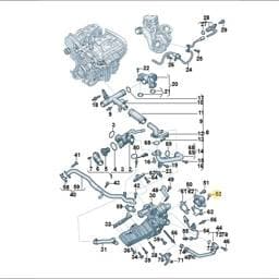 WHT010960 Volkswagen Coolant Regulator Pin