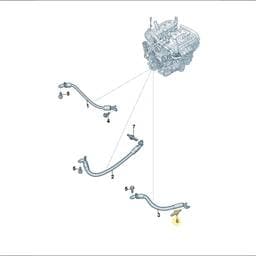 WHT010953 Volkswagen Earth Line Stud