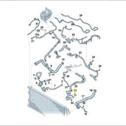WHT011253 Volkswagen Spring Band Clamp