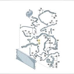 WHT011249 Volkswagen Hose Clamp