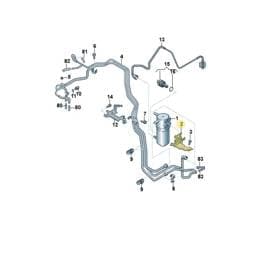 2H0131563G Volkswagen Retainer For Fuel Filter