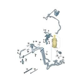2H6127401G Volkswagen Fuel Filter