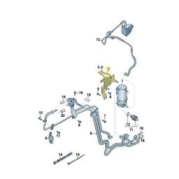 2H6131563C Volkswagen Fuel Filter Retainer