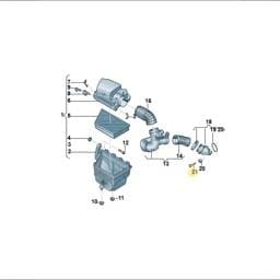 WHT010603 Volkswagen Air Filter Pin
