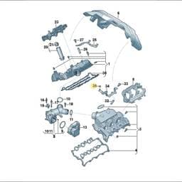 WHT010477 Volkswagen Nut