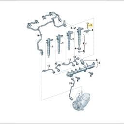 WHT011403 Volkswagen Fuel Rail Bolt