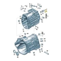 WHT005332 Volkswagen Hexagon Bolt