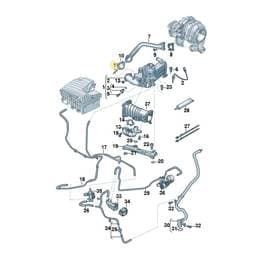 N91248201 Volkswagen Threaded Pin