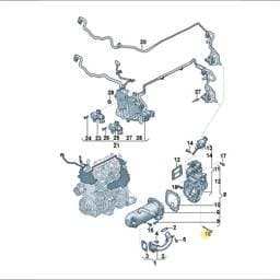 WHT010870 Volkswagen Egr Pin