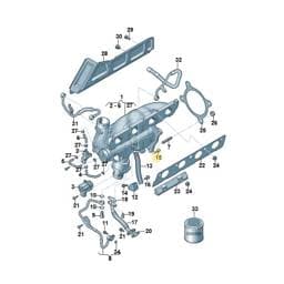 N91103701 Volkswagen Hexagon Bolt