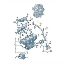 WHT011000 Volkswagen Intake System Bolt