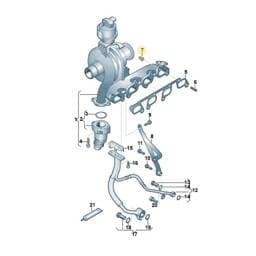 WHT007845 Volkswagen Shouldered Nut