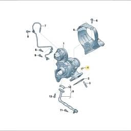 WHT011275 Volkswagen Nut