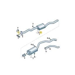 N10763101 Volkswagen Clamp