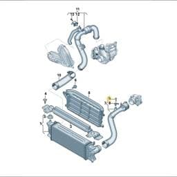 WHT010473 Volkswagen Hexagon Bolt