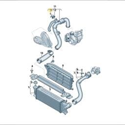 WHT010458 Volkswagen Hexagon Bolt