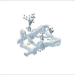 WHT010834 Volkswagen Hexagon Nut