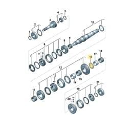 WHT006861 Volkswagen Thrust Washer