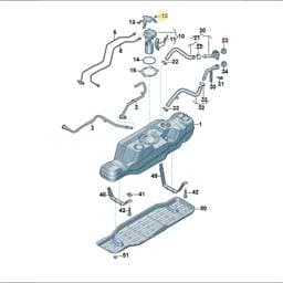WHT010569 Volkswagen Nut
