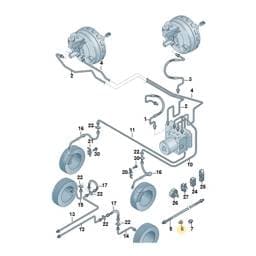 WHT000078 Volkswagen Pipe Union Nut