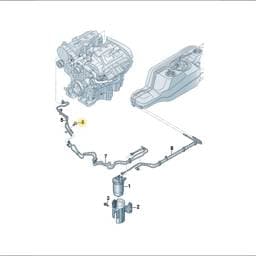 WHT011245 Volkswagen Hexagon Bolt