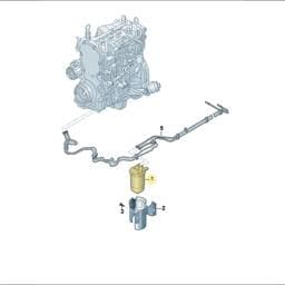 2HJ201511G Volkswagen Fuel Filter