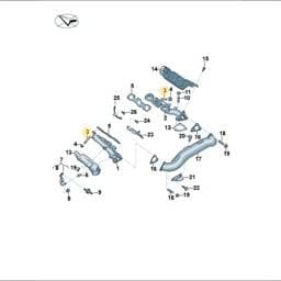 WHT010691 Volkswagen Double Stud