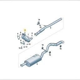WHT010758 Volkswagen Nut
