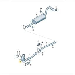 WHT010695 Volkswagen Nut