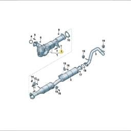 WHT010502 Volkswagen Nut