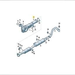 WHT010622 Volkswagen Nut