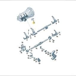 WHT011410 Volkswagen Hexagon Socket Head Bolt