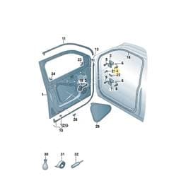 WHT001429A Volkswagen Bolt (Hex Socket Head)
