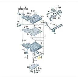 WHT010979 Volkswagen Gearbox Valve Body Pin